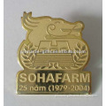 custom brass badge for wedding